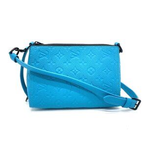 LOUIS VUITTON M55925 Monogram Empreinte Triangle Messenger 2WAY Shoulder Bag
